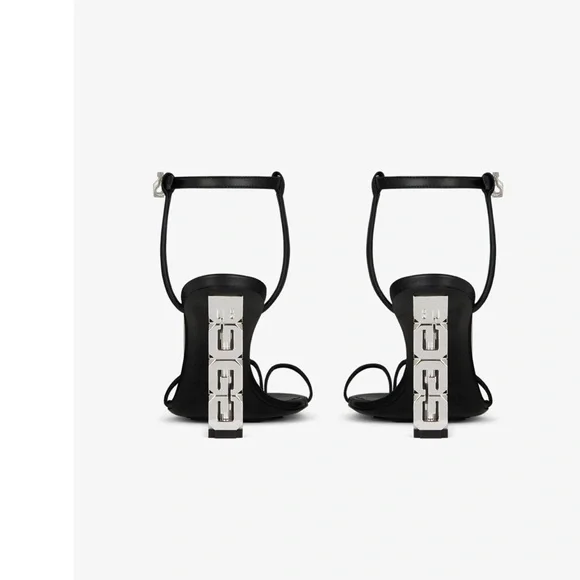 Givenchy Black Strappy Heels - Picture 5 of 6